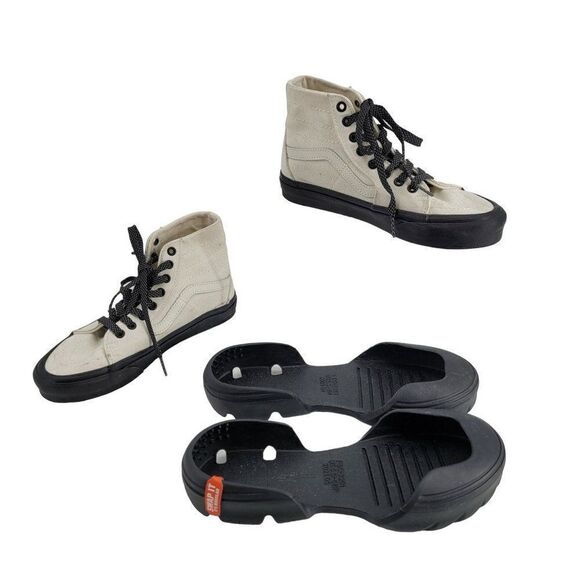 VANS SK8-HI TAPERED MODULAR Sneakers Woman's 7.5 Men's 6 White Heavy Canvas - Picture 1 of 17